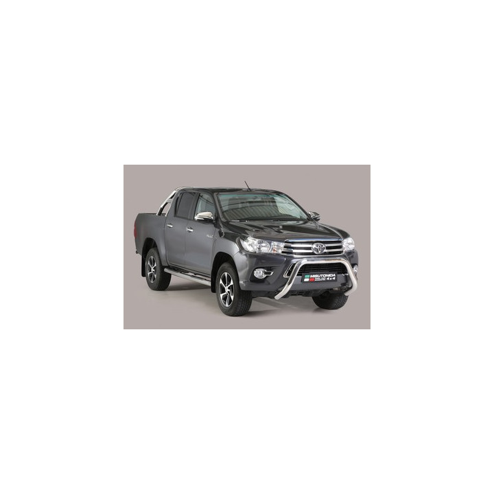 Bullbar Omologat RAR, Misutonida 4x4 Super Bar, Culoare Argintiu, Toyota Hilux 2016 - 2020 - EDK.ro