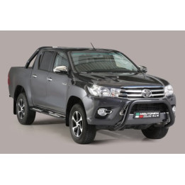 EC Homologated Bullbar, Misutonida 4x4 Super Bar, Color Black, Toyota Hilux 2016 - 2020 - EDK.ro