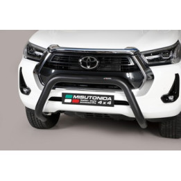 Bullbar Omologat RAR, Misutonida 4x4 Super Bar, Culoare Negru, Toyota Hilux 2021 - Prezent - EDK.ro