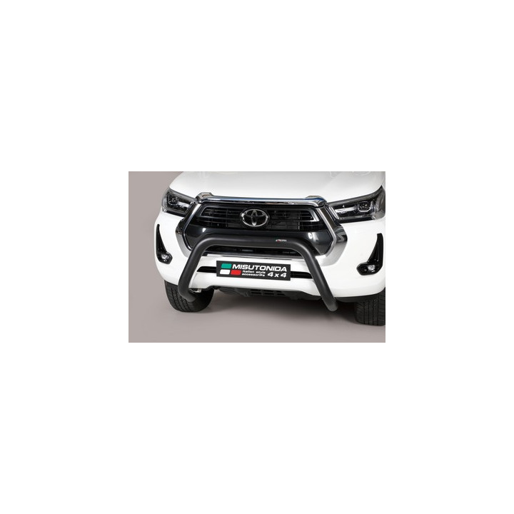 Bullbar Omologat RAR, Misutonida 4x4 Super Bar, Culoare Negru, Toyota Hilux 2021 - Prezent - EDK.ro