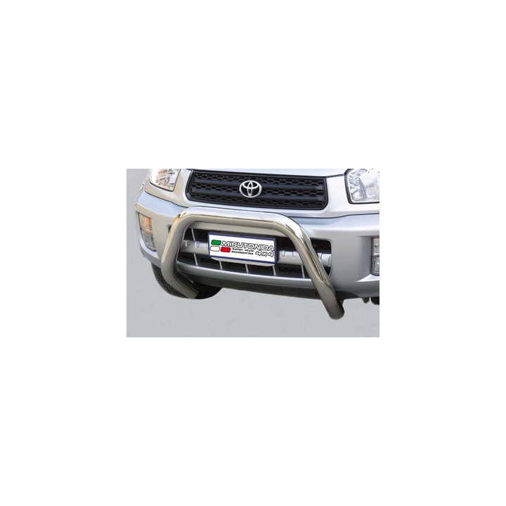 EC Homologated Bullbar, Misutonida 4x4 Super Bar, Color Silver, Toyota RAV4 2000 - 2003 - EDK.ro