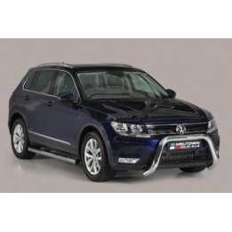 Bullbar Omologat RAR, Misutonida 4x4 Super Bar, Culoare Negru, Volkswagen Tiguan - EDK.ro