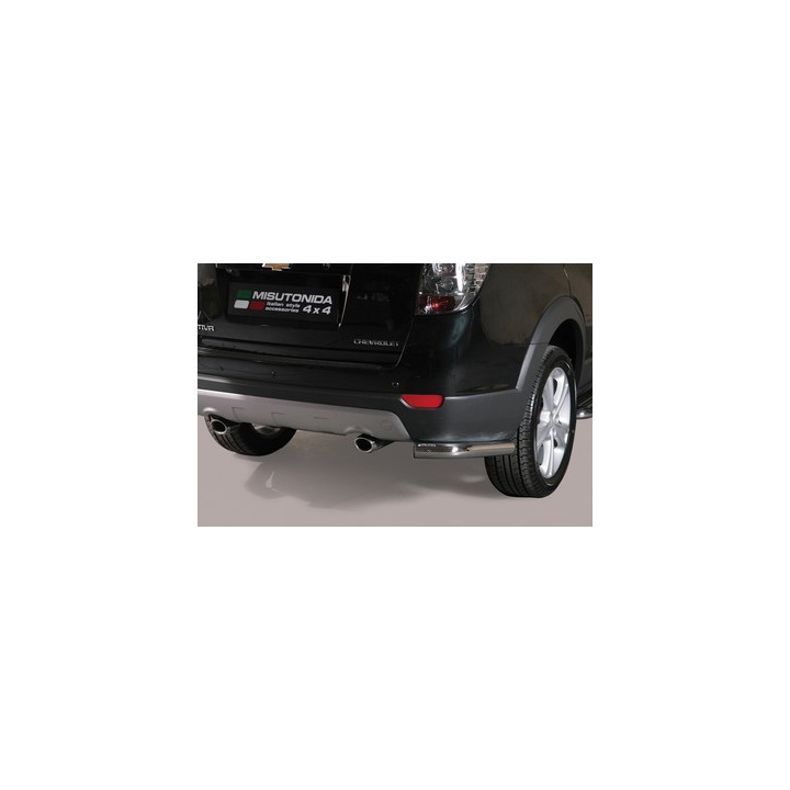 Colțare de Protecție Spate, Misutonida 4x4 Steel Rear Corners, Culoare Argintiu, Chevrolet Captiva - EDK.ro
