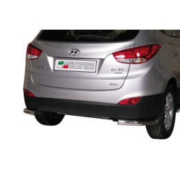 Colțare de Protecție Spate, Misutonida 4x4 Steel Rear Corners, Culoare Argintiu, Hyundai ix35 - EDK.ro