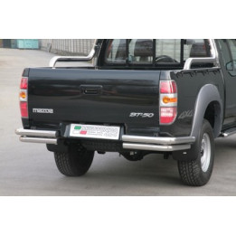 Rear Protection Corners, Misutonida 4x4 Steel Rear Corners, Color Silver, Mazda BT-50 - EDK.ro