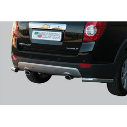 Rear Protection Corners, Misutonida 4x4 Steel Rear Corners, Color Black, Chevrolet Captiva - EDK.ro