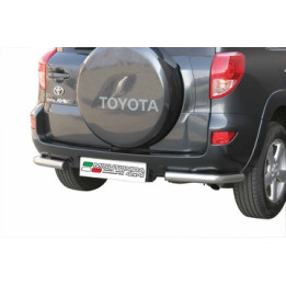 Rear Protection Corners, Misutonida 4x4 Steel Rear Corners, Color Silver, Toyota RAV4 - EDK.ro