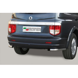 Rear Protection Corners, Misutonida 4x4 Steel Rear Corners, Color Silver, SsangYong Kyron - EDK.ro