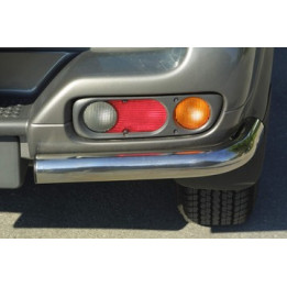 Rear Protection Corners, Misutonida 4x4 Steel Rear Corners, Color Silver, Nissan Terrano 2000 - 2002 - EDK.ro