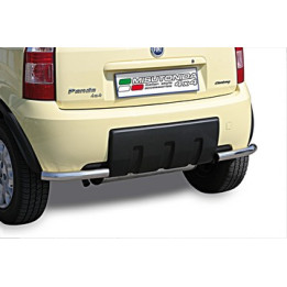 Rear Protection Corners, Misutonida 4x4 Steel Rear Corners, Color Silver, Fiat Panda - EDK.ro