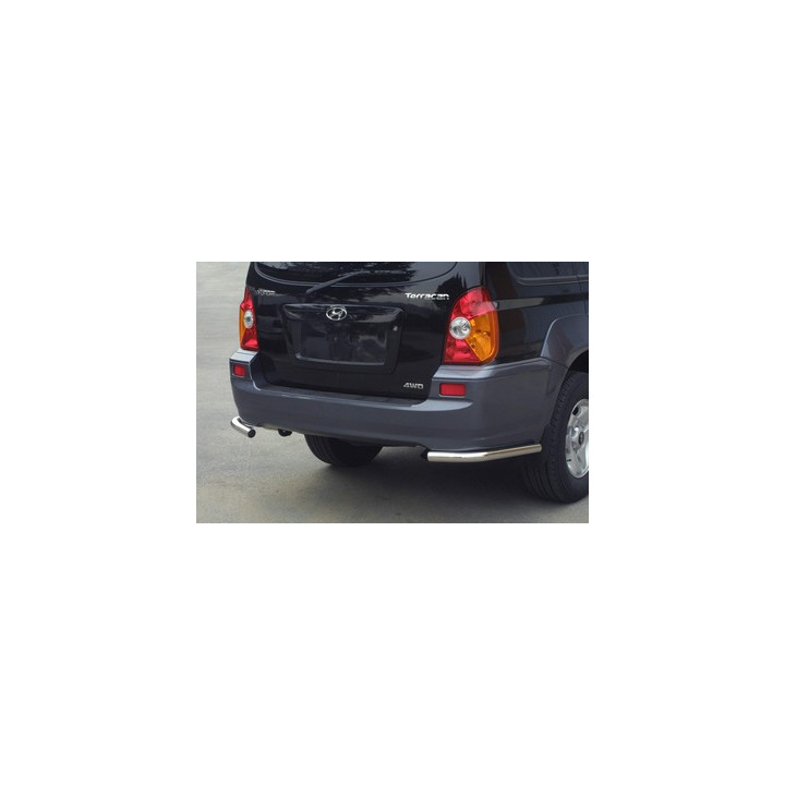 Colțare de Protecție Spate, Misutonida 4x4 Steel Rear Corners, Culoare Argintiu, Hyundai Terracan - EDK.ro