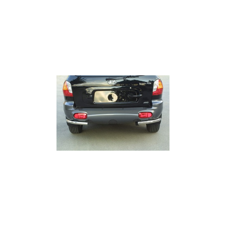 Rear Protection Corners, Misutonida 4x4 Steel Rear Corners, Color Black, Hyundai Santa Fe - EDK.ro