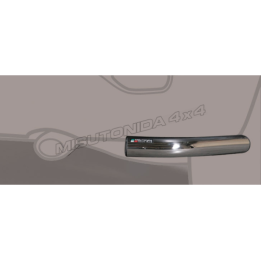 Colțare de Protecție Spate, Misutonida 4x4 Steel Rear Corners, Culoare Argintiu, Mitsubishi Pajero 2000 - 2002 - EDK.ro