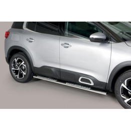 Side Steps, Misutonida 4x4 Neoprene Step, Color Silver, Citroën C5 Aircross - EDK.ro