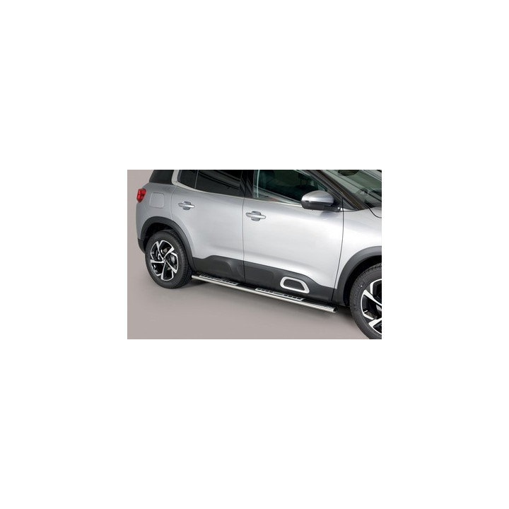 Side Steps, Misutonida 4x4 Neoprene Step, Color Silver, Citroën C5 Aircross 2019 - Present - EDK.ro
