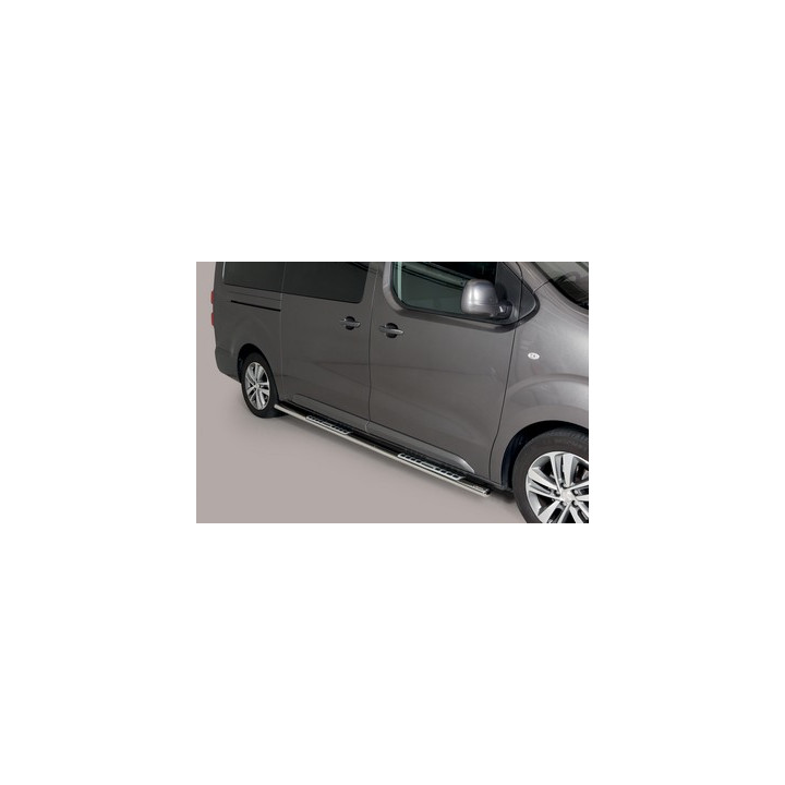 Side Steps, Misutonida 4x4 Neoprene Step, Color Silver, Citroën Jumpy 2016 - Present - EDK.ro