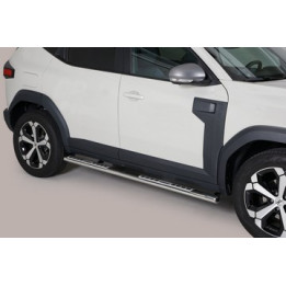 Praguri Laterale, Misutonida 4x4 Neoprene Step, Culoare Argintiu, Dacia Duster 2024 - Prezent - EDK.ro