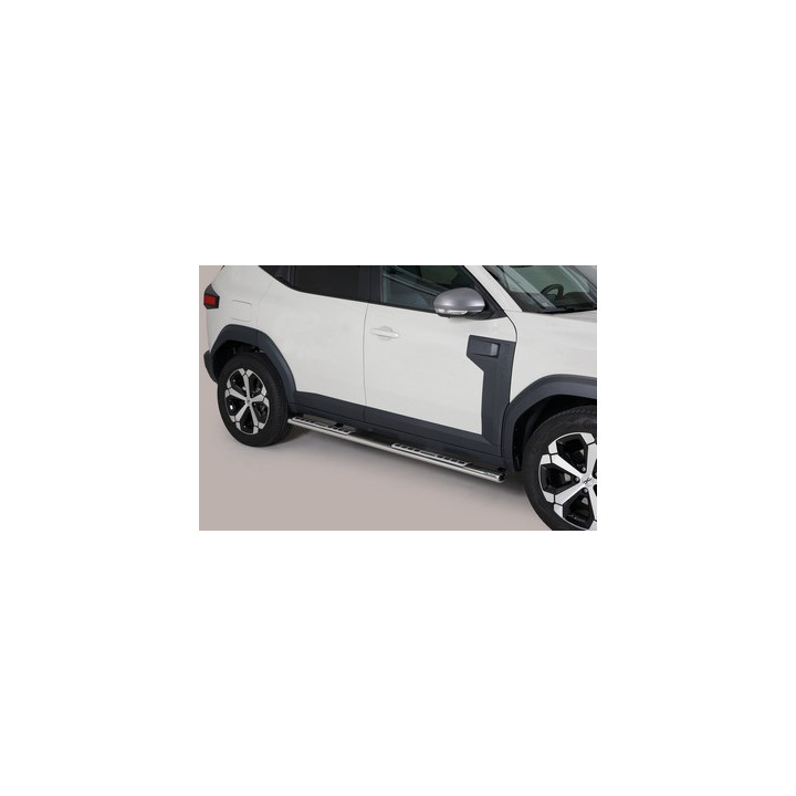 Praguri Laterale, Misutonida 4x4 Neoprene Step, Culoare Argintiu, Dacia Duster - EDK.ro