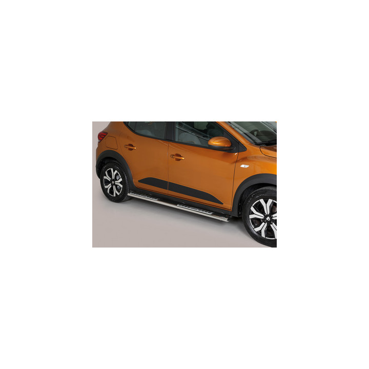 Praguri Laterale, Misutonida 4x4 Neoprene Step, Culoare Argintiu, Dacia Sandero Stepway 2021 - Prezent - EDK.ro