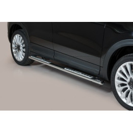 Side Steps, Misutonida 4x4 Neoprene Step, Color Black, Fiat 500 X - EDK.ro