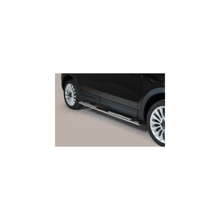 Praguri Laterale, Misutonida 4x4 Neoprene Step, Culoare Negru, Fiat 500 X - EDK.ro