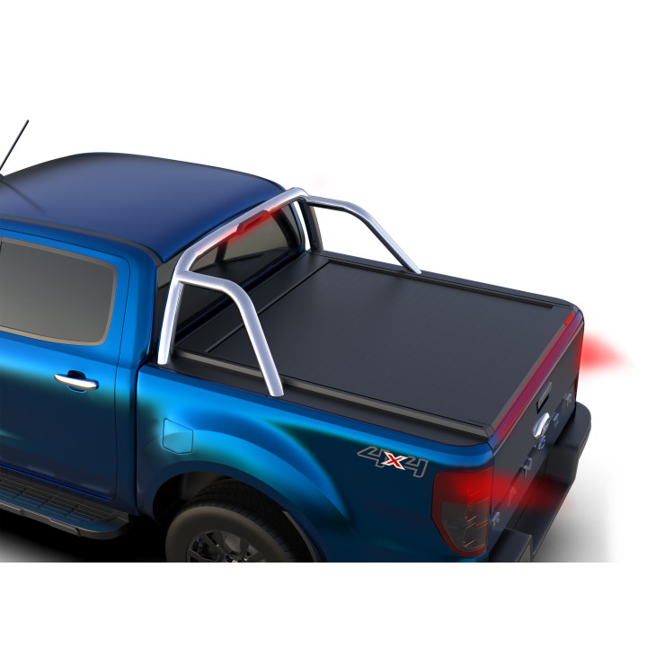 Manual Roll Top Tonneau Bed Cover, Tessera 4x4 Roll+, Ford Ranger Limited Double Cab 2012 - 2022 - EDK.ro