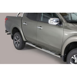 Praguri Laterale, Misutonida 4x4 Neoprene Step, Culoare Argintiu, Fiat Fullback - EDK.ro
