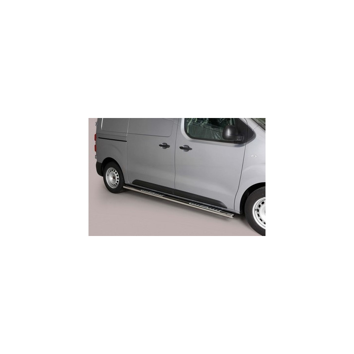 Praguri Laterale, Misutonida 4x4 Neoprene Step, Culoare Argintiu, Fiat Scudo 2022 - Prezent - EDK.ro