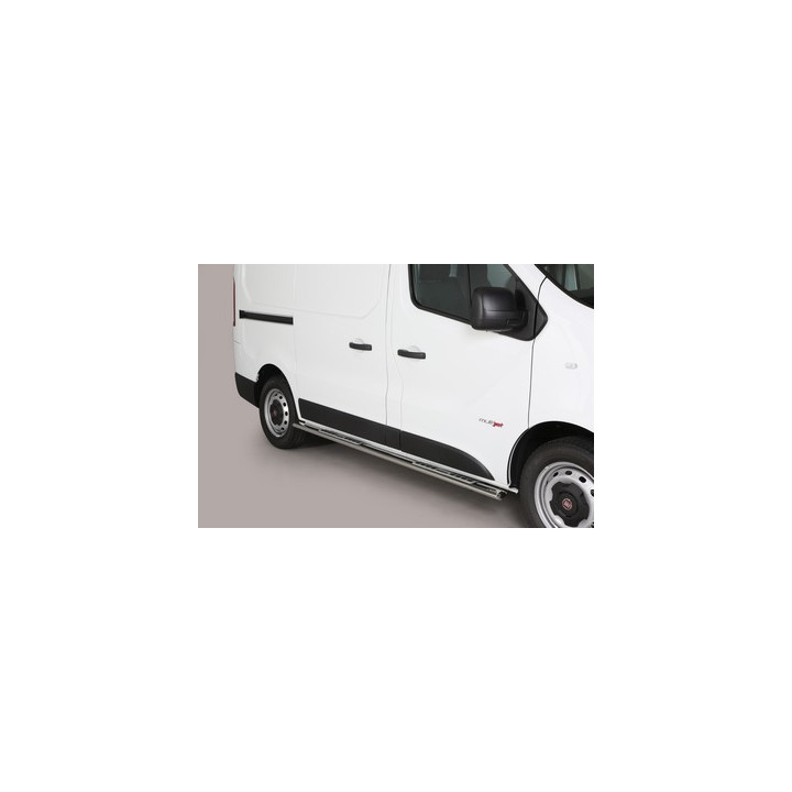 Side Steps, Misutonida 4x4 Neoprene Step, Color Silver, Fiat Talento 2016 - Present - EDK.ro