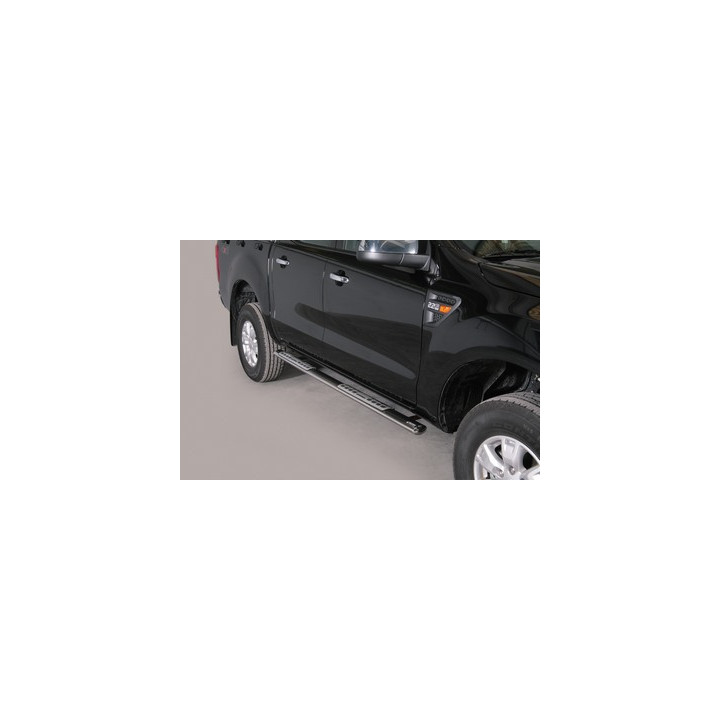 Praguri Laterale, Misutonida 4x4 Neoprene Step, Culoare Argintiu, Ford Ranger 2012 - 2018 - EDK.ro