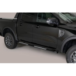 Side Steps, Misutonida 4x4 Neoprene Step, Color Black, Ford Ranger 2012 - 2018 - EDK.ro