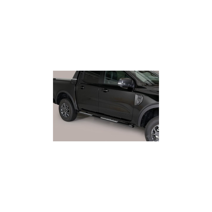 Side Steps, Misutonida 4x4 Neoprene Step, Color Black, Ford Ranger 2012 - 2018 - EDK.ro