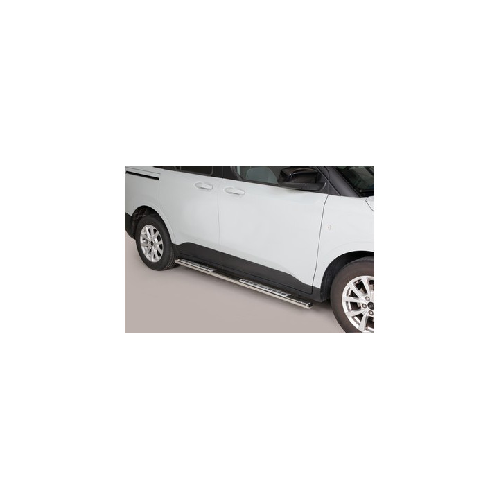 Praguri Laterale, Misutonida 4x4 Neoprene Step, Culoare Argintiu, Ford Tourneo Courier - EDK.ro