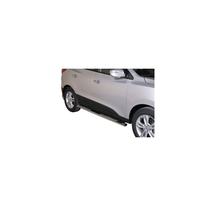 Side Steps, Misutonida 4x4 Neoprene Step, Color Black, Hyundai ix35 - EDK.ro