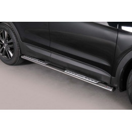 Praguri Laterale, Misutonida 4x4 Neoprene Step, Culoare Negru, Hyundai Santa Fe - EDK.ro