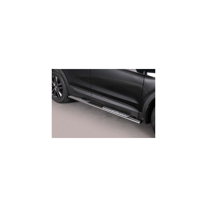Praguri Laterale, Misutonida 4x4 Neoprene Step, Culoare Negru, Hyundai Santa Fe 2012 - Prezent - EDK.ro