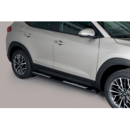 Side Steps, Misutonida 4x4 Neoprene Step, Color Black, Hyundai Tucson - EDK.ro