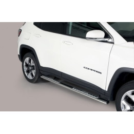 Side Steps, Misutonida 4x4 Neoprene Step, Color Silver, Jeep Compass - EDK.ro