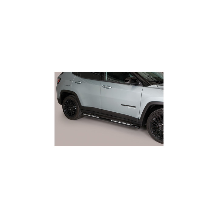 Side Steps, Misutonida 4x4 Neoprene Step, Color Black, Jeep Compass 2017 - Present - EDK.ro