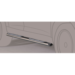 Side Steps, Misutonida 4x4 Neoprene Step, Color Silver, Kia Sorento - EDK.ro