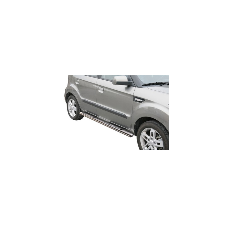 Praguri Laterale, Misutonida 4x4 Neoprene Step, Culoare Negru, Kia Soul 2009 - 2013 - EDK.ro