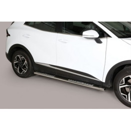 Praguri Laterale, Misutonida 4x4 Neoprene Step, Culoare Argintiu, Kia Sportage 2022 - Prezent - EDK.ro