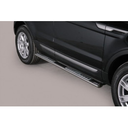 Side Steps, Misutonida 4x4 Neoprene Step, Color Silver, Land Rover Range Rover Evoque 2011 - Present - EDK.ro