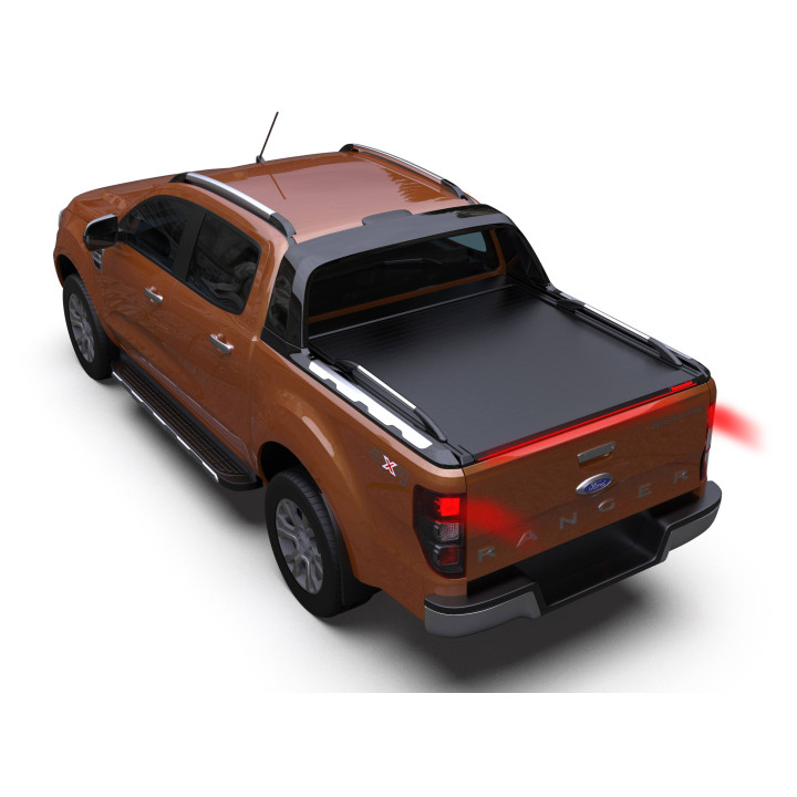 Manual Roll Top Tonneau Bed Cover, Tessera 4x4 Roll+, Ford Ranger Wildtrak Double Cab 2012 - 2022 - EDK.ro