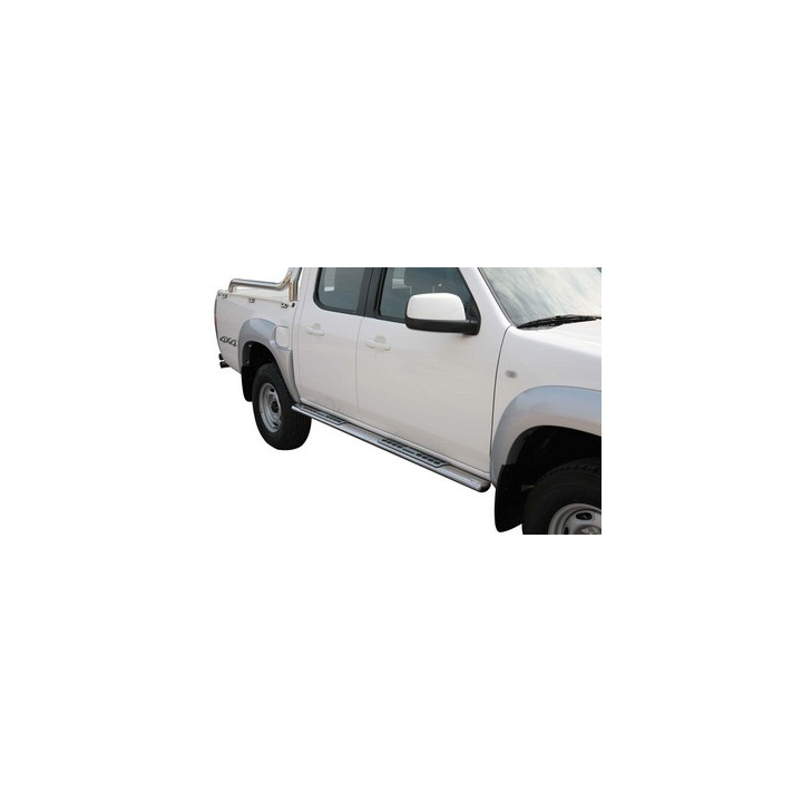 Side Steps, Misutonida 4x4 Neoprene Step, Color Silver, Mazda BT-50 - EDK.ro