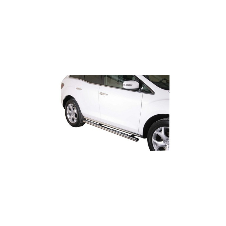 Praguri Laterale, Misutonida 4x4 Neoprene Step, Culoare Argintiu, Mazda CX-7 2010 - 2012 - EDK.ro