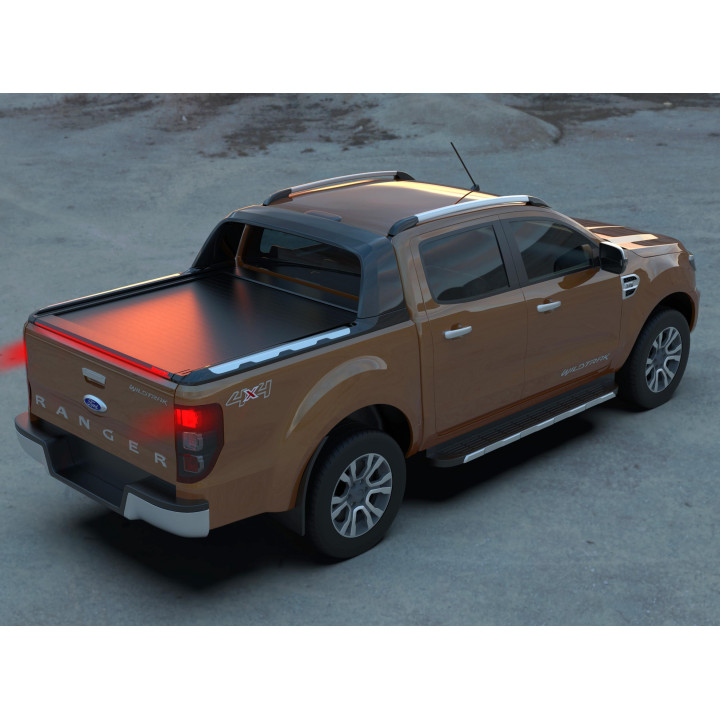 Manual Roll Top Tonneau Bed Cover, Tessera 4x4 Roll+, Ford Ranger Wildtrak Double Cab 2012 - 2022 - EDK.ro