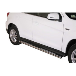 Side Steps, Misutonida 4x4 Neoprene Step, Color Silver, Mitsubishi ASX - EDK.ro