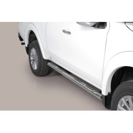 Praguri Laterale, Misutonida 4x4 Neoprene Step, Culoare Negru, Mitsubishi L200 2015 - 2018 - EDK.ro