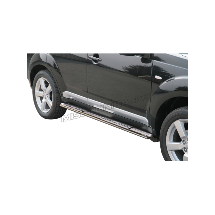 Side Steps, Misutonida 4x4 Neoprene Step, Color Silver, Mitsubishi Outlander - EDK.ro